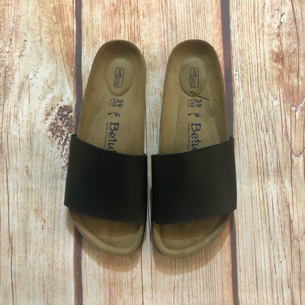 ❤️SOLD❤️Betula by Birkenstock Reggae Slide Sandals Black Women’s size 39